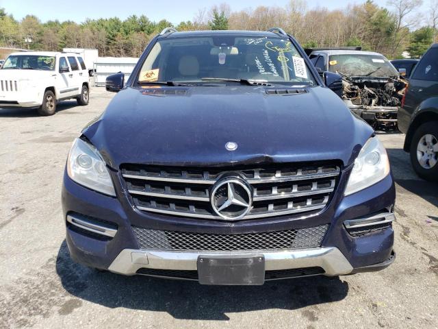 4JGDA5HB7FA532135 - 2015 MERCEDES-BENZ ML 350 4MATIC BLUE photo 5