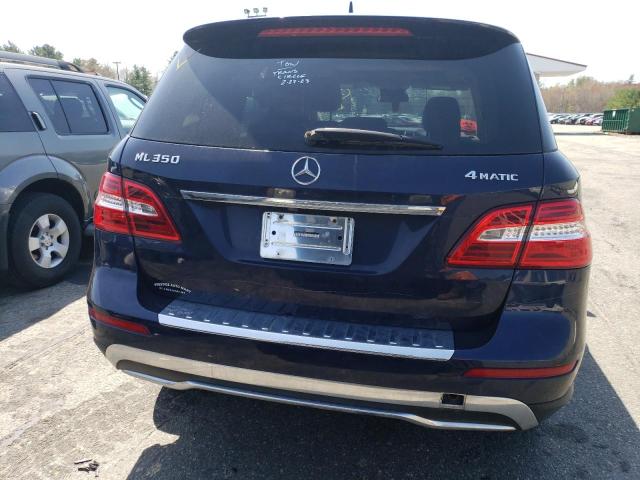 4JGDA5HB7FA532135 - 2015 MERCEDES-BENZ ML 350 4MATIC BLUE photo 6
