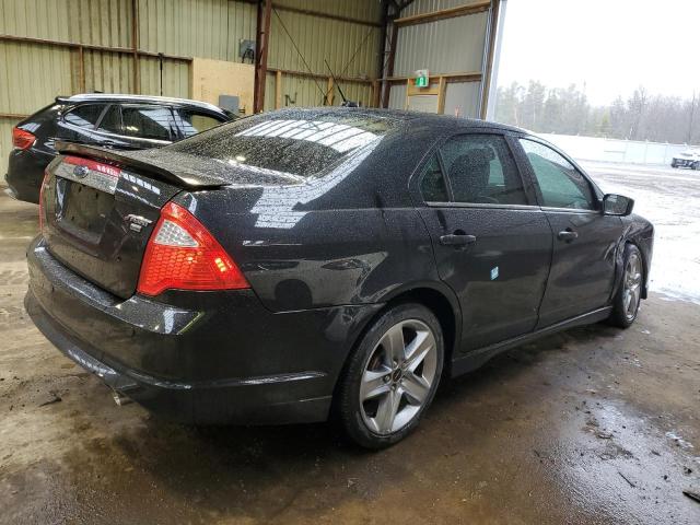 3FAHP0DC5AR167156 - 2010 FORD FUSION SPORT BLACK photo 3