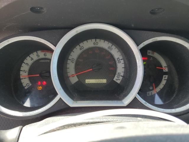 5TFJU4GN1EX061146 - 2014 TOYOTA TACOMA DOUBLE CAB PRERUNNER SILVER photo 9