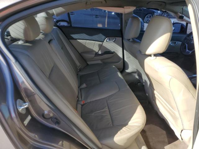 2HGFB2F92CH555510 - 2012 HONDA CIVIC EXL GRAY photo 10