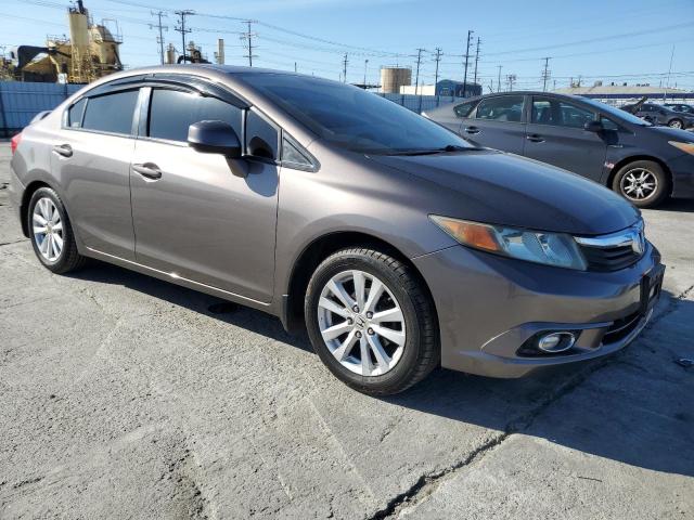 2HGFB2F92CH555510 - 2012 HONDA CIVIC EXL GRAY photo 4