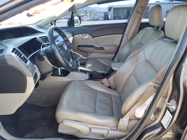2HGFB2F92CH555510 - 2012 HONDA CIVIC EXL GRAY photo 7