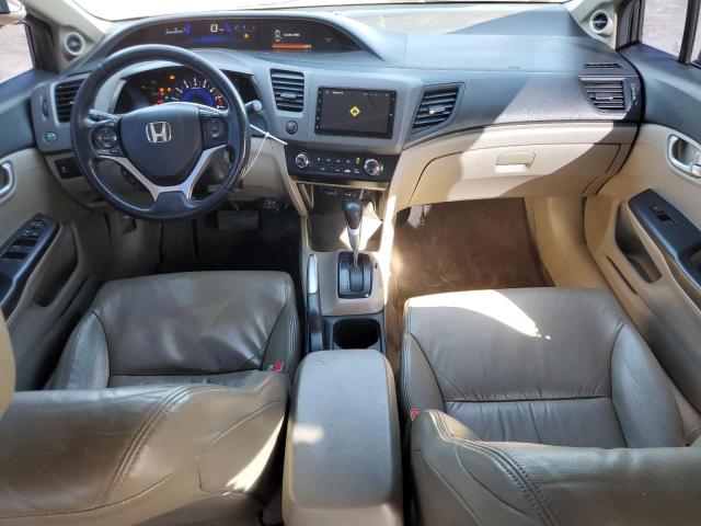 2HGFB2F92CH555510 - 2012 HONDA CIVIC EXL GRAY photo 8
