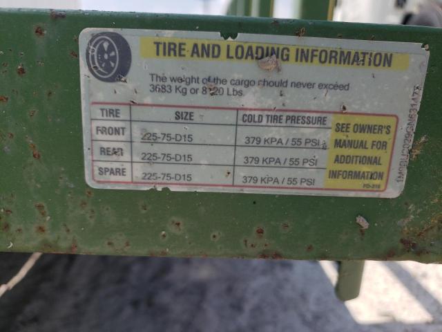 1M9BU2029GN631477 - 2016 UTILIMASTER ALL MODELS მწვანე ფოტო 10