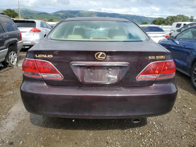 JTHBA30G865175806 - 2006 LEXUS ES 330 PURPLE photo 6