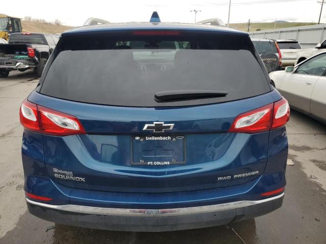 2GNAXXEV0L6252928 - 2020 CHEVROLET EQUINOX PREMIER BLUE photo 6