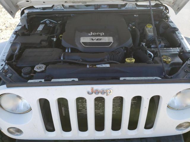 1C4HJWDG5EL268753 - 2014 JEEP WRANGLER U SPORT WHITE photo 12