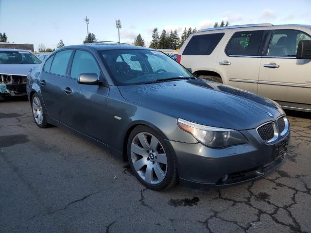 WBANE73557CM57920 - 2007 BMW 530 I GRAY photo 4