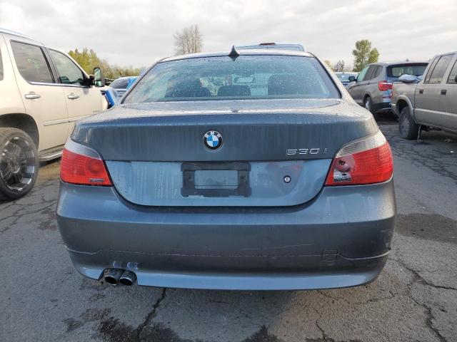 WBANE73557CM57920 - 2007 BMW 530 I GRAY photo 6