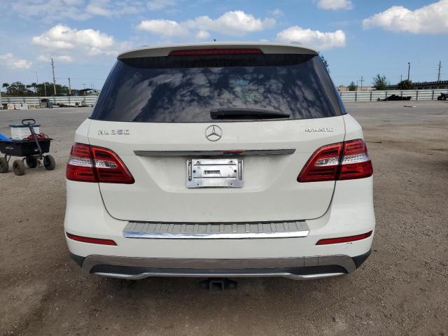 4JGDA5HB3CA041329 - 2012 MERCEDES-BENZ ML 350 4MATIC WHITE photo 6