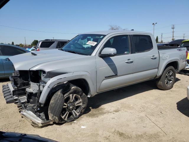 3TMAZ5CN2KM081484 - 2019 TOYOTA TACOMA DOUBLE CAB GRAY photo 1