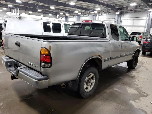 5TBBT44162S268439 - 2002 TOYOTA TUNDRA ACCESS CAB ვერცხლისფერი ფოტო 3