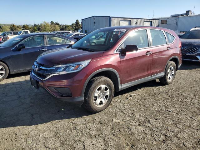 5J6RM4H30FL064090 - 2015 HONDA CR-V LX BURGUNDY photo 1