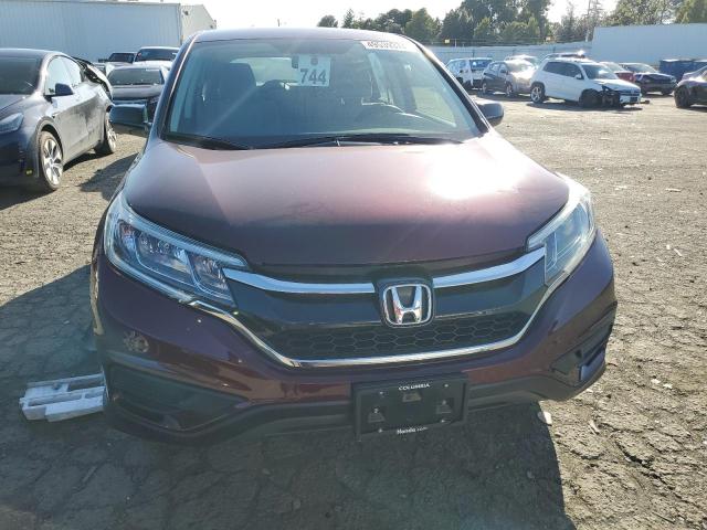 5J6RM4H30FL064090 - 2015 HONDA CR-V LX BURGUNDY photo 5