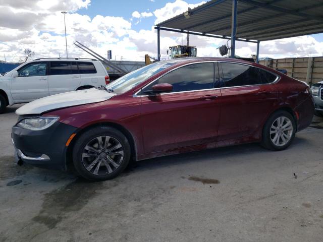 1C3CCCAB1GN144292 - 2016 CHRYSLER 200 LIMITED MAROON photo 1