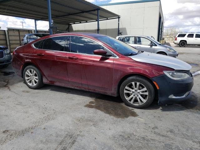 1C3CCCAB1GN144292 - 2016 CHRYSLER 200 LIMITED MAROON photo 4