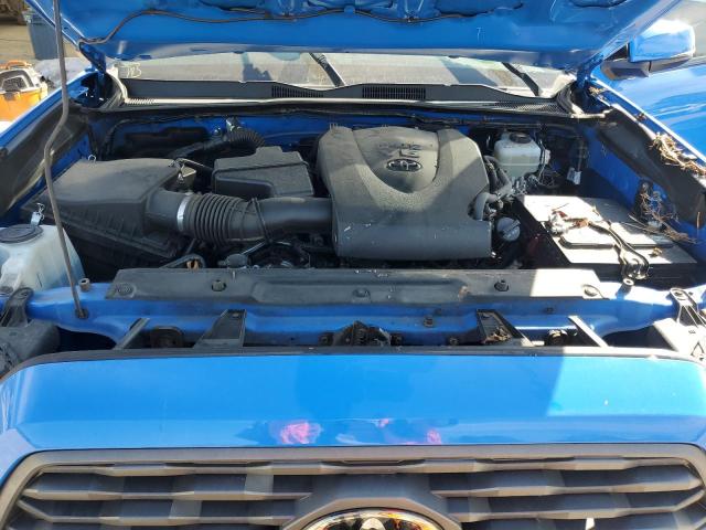 3TMCZ5AN0LM339885 - 2020 TOYOTA TACOMA DOUBLE CAB BLUE photo 11