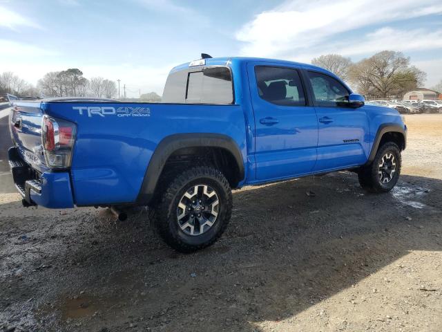 3TMCZ5AN0LM339885 - 2020 TOYOTA TACOMA DOUBLE CAB BLUE photo 3