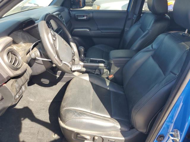 3TMCZ5AN0LM339885 - 2020 TOYOTA TACOMA DOUBLE CAB BLUE photo 7