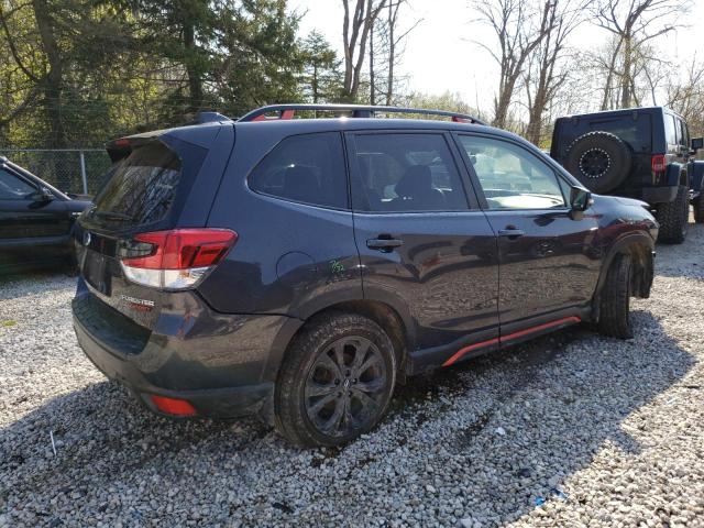 JF2SKAKC1KH429847 - 2019 SUBARU FORESTER SPORT GRAY photo 3