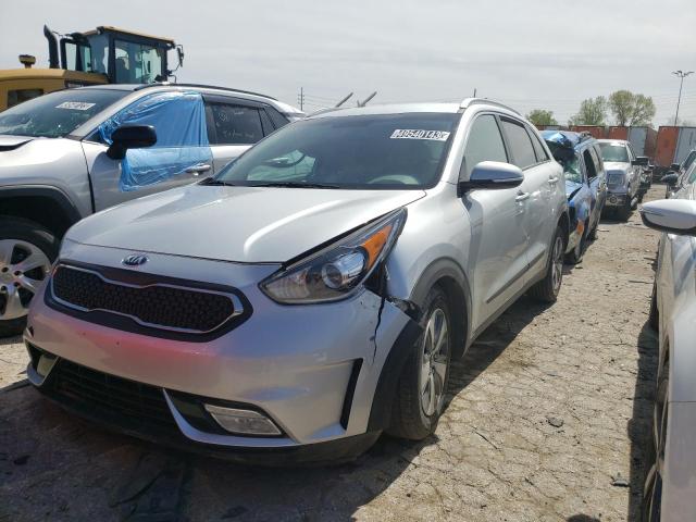 KNDCC3LC3K5337196 - 2019 KIA NIRO EX SILVER photo 1