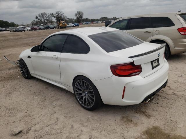 WBS2U7C06L7E00007 - 2020 BMW M2 COMPETITION WHITE photo 2