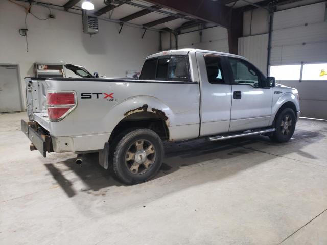 1FTEX1E80AFA18325 - 2010 FORD F150 SUPER CAB SILVER photo 3