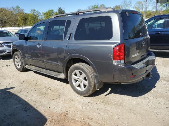 5N1BA08D58N612881 - 2008 NISSAN ARMADA SE GRAY photo 2