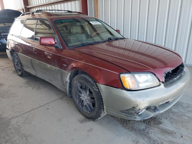 4S3BH896727646671 - 2002 SUBARU LEGACY OUTBACK H6 3.0 VDC MAROON photo 4