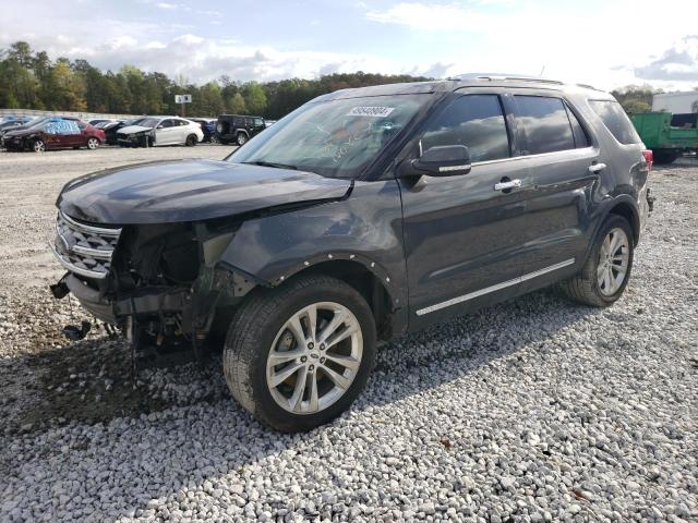 1FM5K7F84JGA11688 - 2018 FORD EXPLORER LIMITED GRAY photo 1