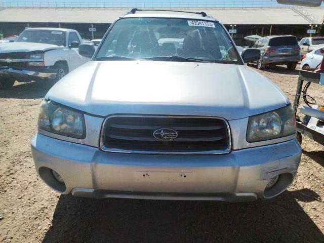 JF1SG65695H742660 - 2005 SUBARU FORESTER 2.5XS Gümüş foto 5