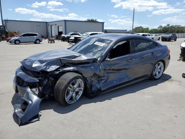 WBA4J3C51JBG96655 - 2018 BMW 430XI GRAN COUPE GRAY photo 1