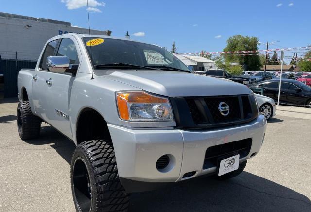 1N6AA0EJ5FN504992 - 2015 NISSAN TITAN S SILVER photo 1