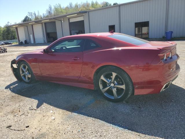 2G1FC1E3XD9104980 - 2013 CHEVROLET CAMARO LT RED photo 2