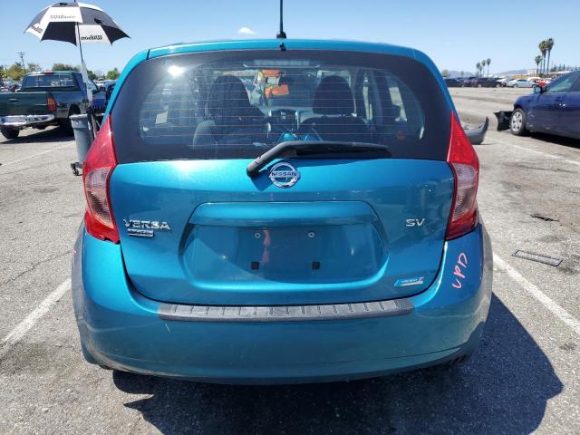 3N1CE2CP8FL447659 - 2015 NISSAN VERSA NOTE S TEAL photo 6