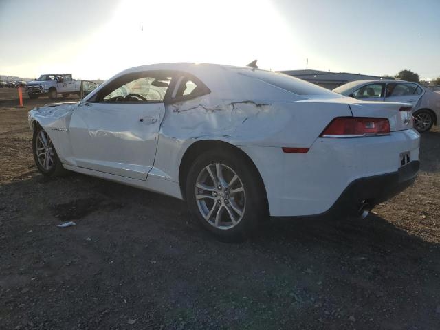 2G1FB1E33F9309580 - 2015 CHEVROLET CAMARO LS WHITE photo 2