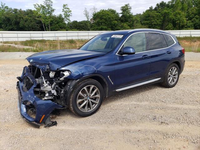 5UXTR7C51KLF36736 - 2019 BMW X3 SDRIVE30I BLUE photo 1