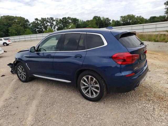 5UXTR7C51KLF36736 - 2019 BMW X3 SDRIVE30I BLUE photo 2