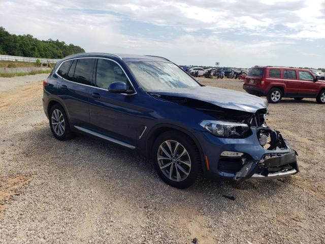 5UXTR7C51KLF36736 - 2019 BMW X3 SDRIVE30I BLUE photo 4