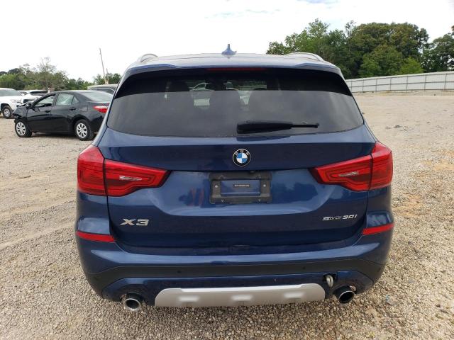 5UXTR7C51KLF36736 - 2019 BMW X3 SDRIVE30I BLUE photo 6