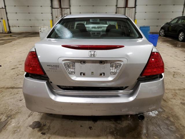 3HGCM56427G704507 - 2007 HONDA ACCORD LX SILVER photo 6