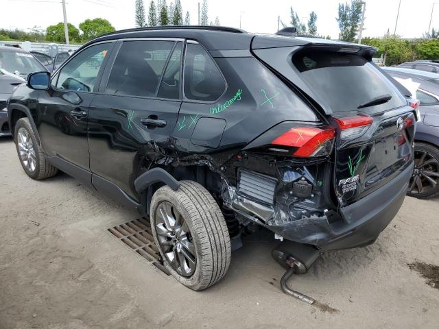 2T3C1RFV5MC112054 - 2021 TOYOTA RAV4 XLE PREMIUM BLACK photo 2