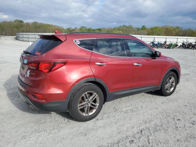 5XYZU3LB0HG463840 - 2017 HYUNDAI SANTA FE S MAROON photo 3