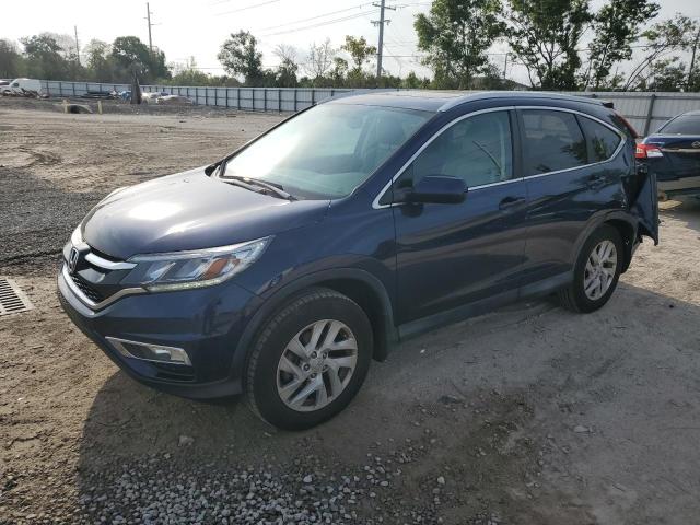 2HKRM3H72FH527693 - 2015 HONDA CR-V EXL BLUE photo 1