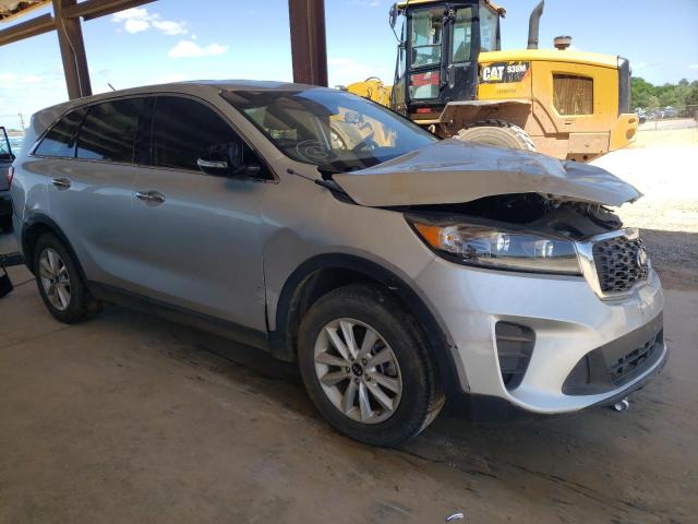 5XYPG4A36KG588378 - 2019 KIA SORENTO L SILVER photo 4