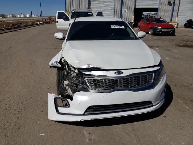 KNAGM4AD3G5094624 - 2016 KIA OPTIMA HYBRID WHITE photo 5