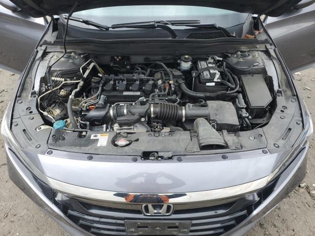 1HGCV1F35JA216946 - 2018 HONDA ACCORD SPORT GRAY photo 11