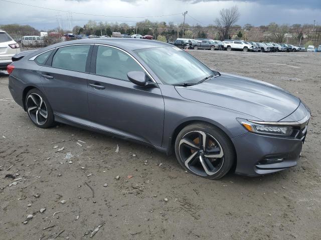 1HGCV1F35JA216946 - 2018 HONDA ACCORD SPORT GRAY photo 4