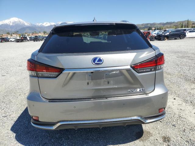 2T2JGMDA2NC094076 - 2022 LEXUS RX 450H SILVER photo 6